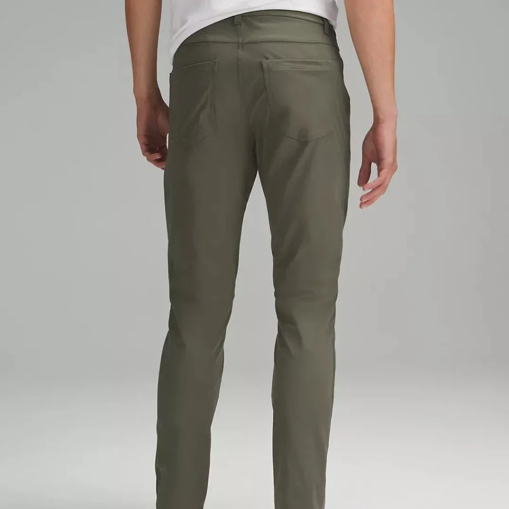 LULULEMON ABC SLIM FIT PANT 5-POCKET WARPSTREME stretch jean-style trouser sz 32